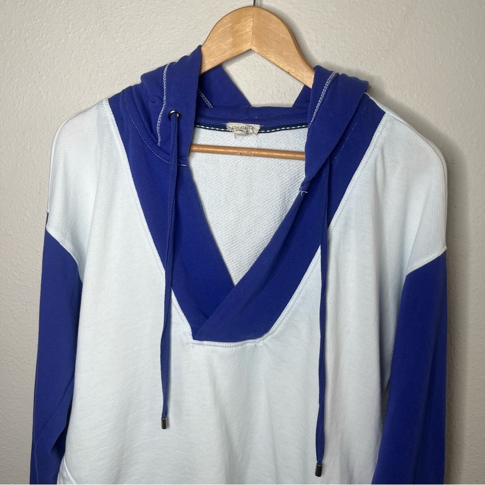 Anthropologie Pilcro Wharfside V Neck Pullover Hoodie Sweater - Picture 7 of 11
